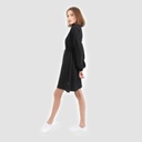 Robe sweat femme avec manches bouffantes