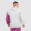 Hoodie oversized homme bi-couleurs