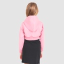 Hoodie crop fille PINK INTENSE