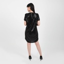 Robe mini en sequin femme manches courte