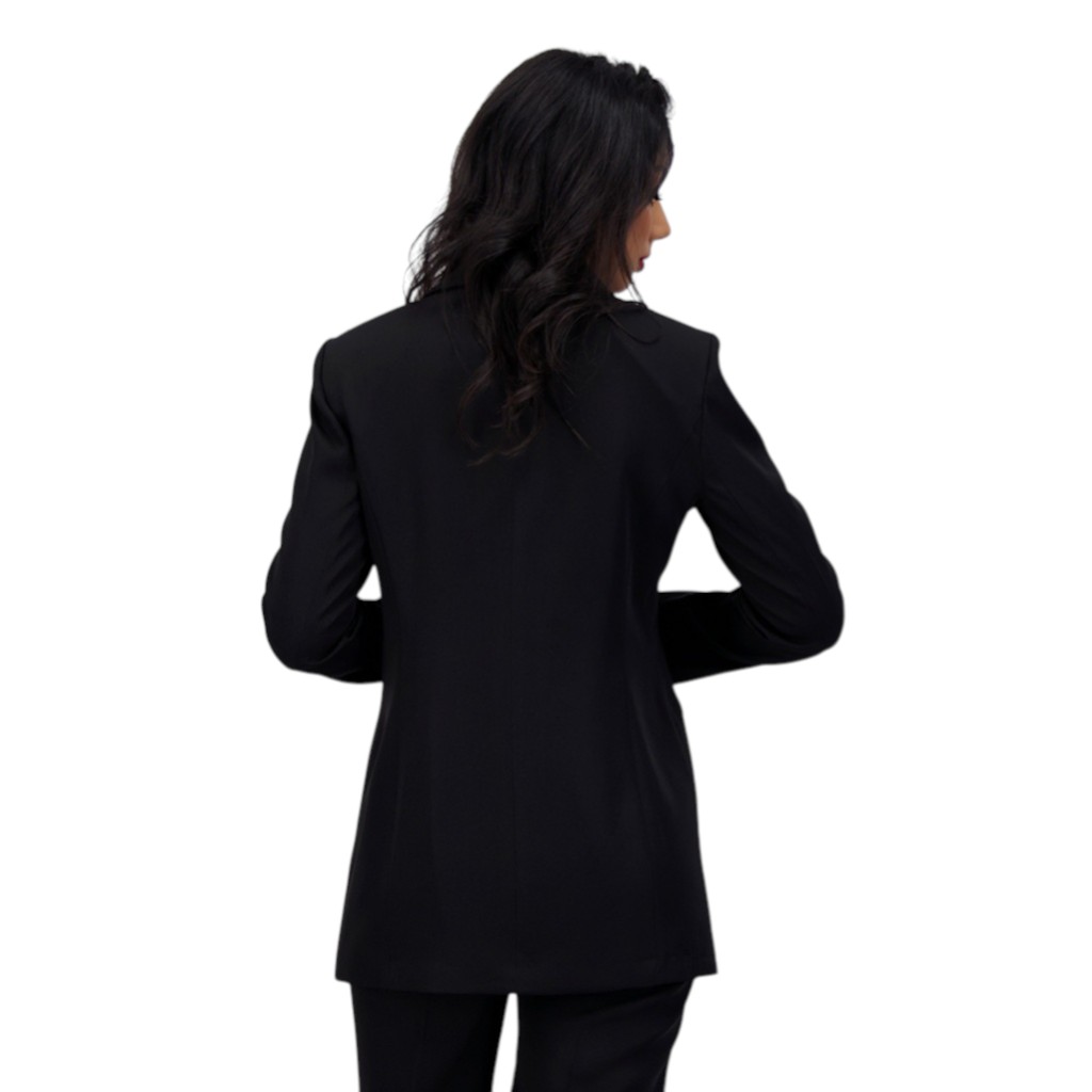 Blazer asymetrique femme manches longues