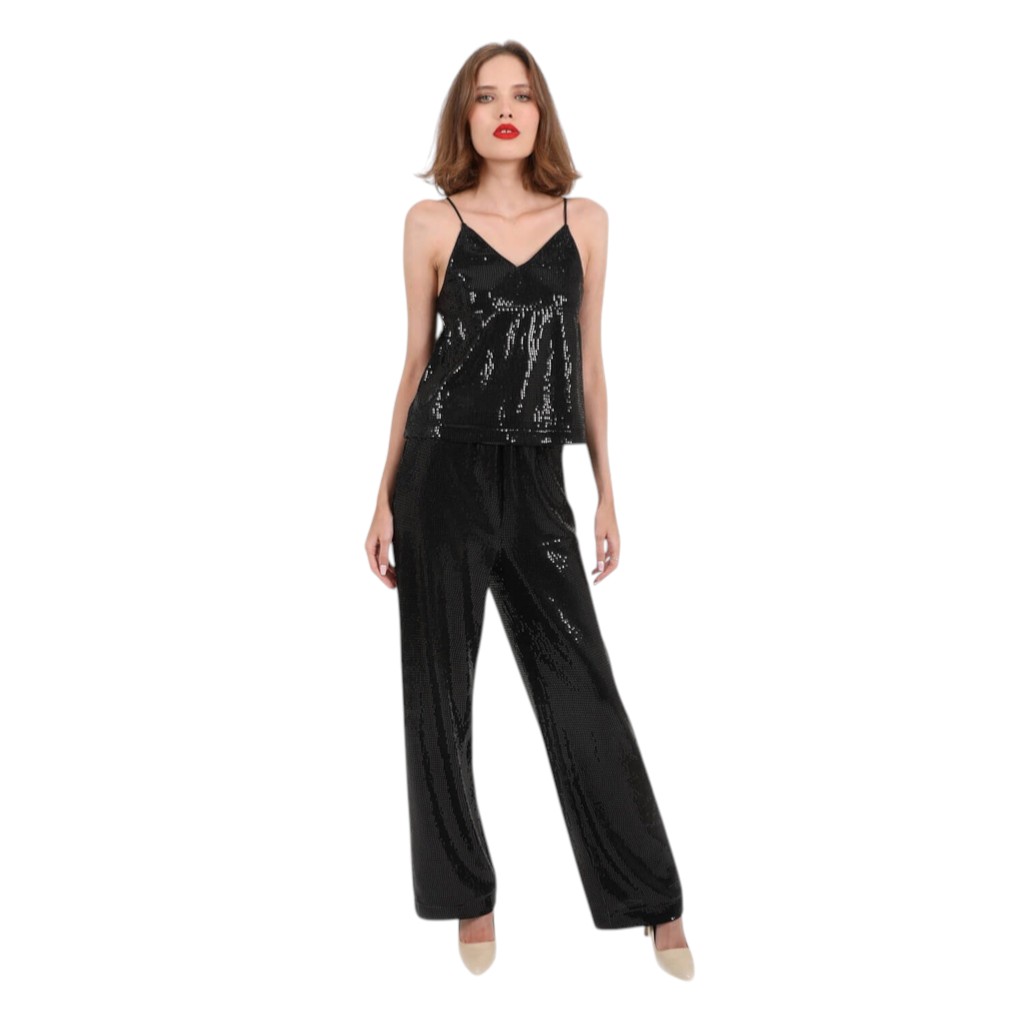 Pantalon en sequin femme