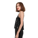 Top en sequin femme
