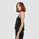 Top en sequin femme