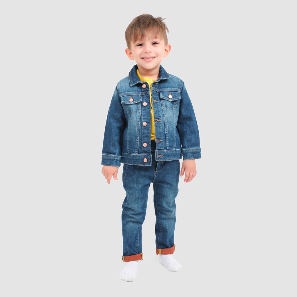 Veste bébé en jeans