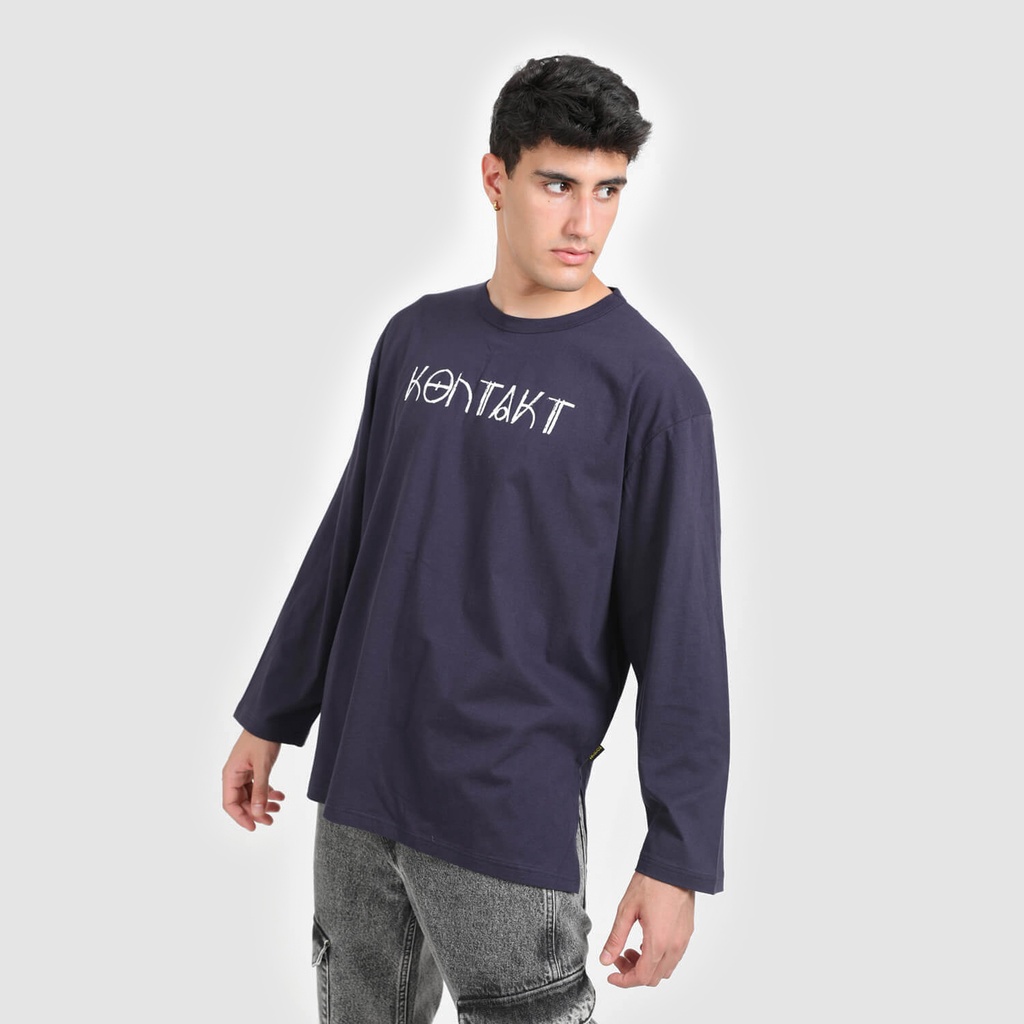 T-shirt oversized homme manches longues KONTAKT