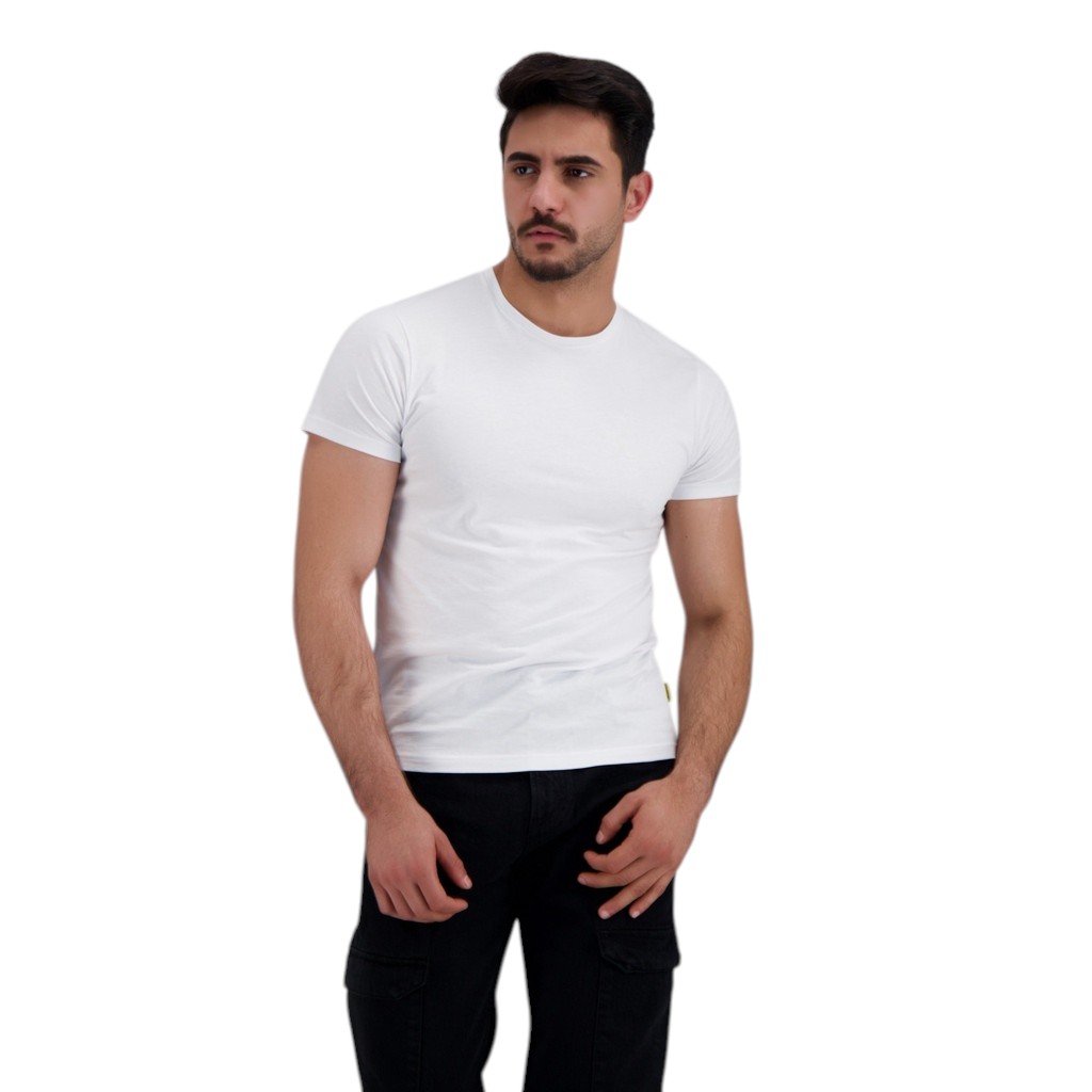 T-shirt homme manches courtes avec broderie