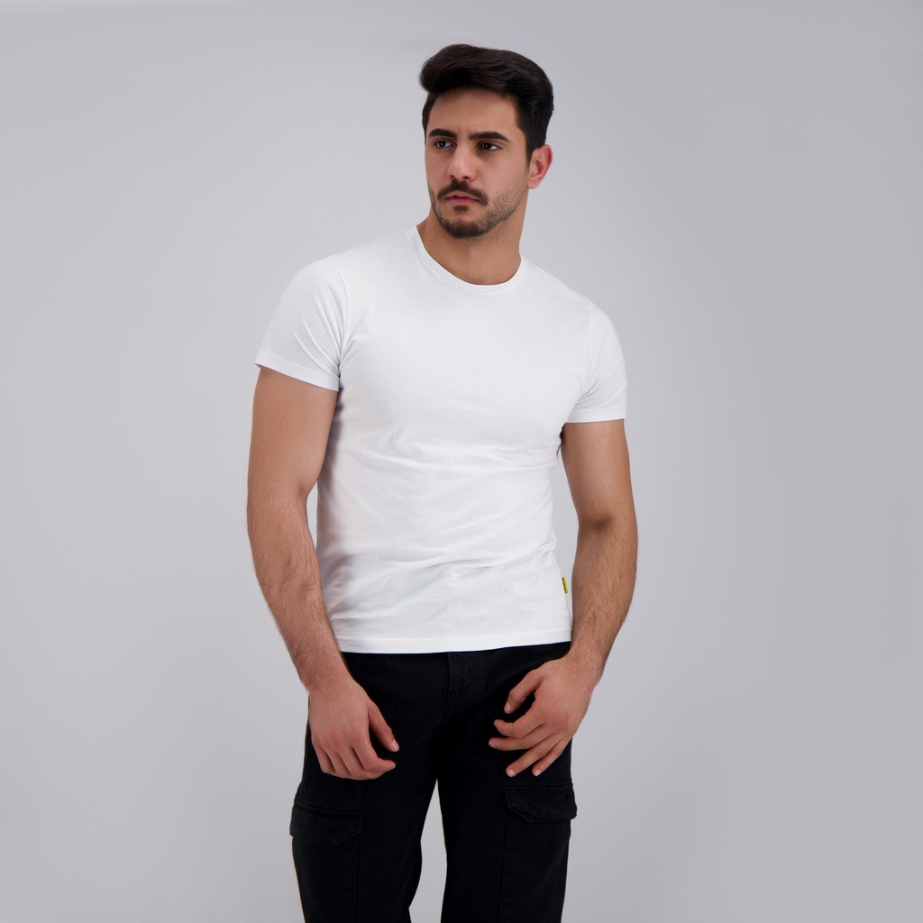 T-shirt homme manches courtes avec broderie