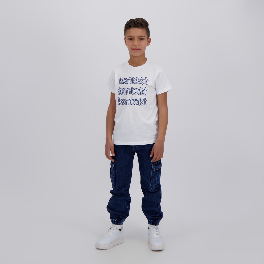 T-shirt unisexe enfant manches courtes KONTAKT TRIPLE