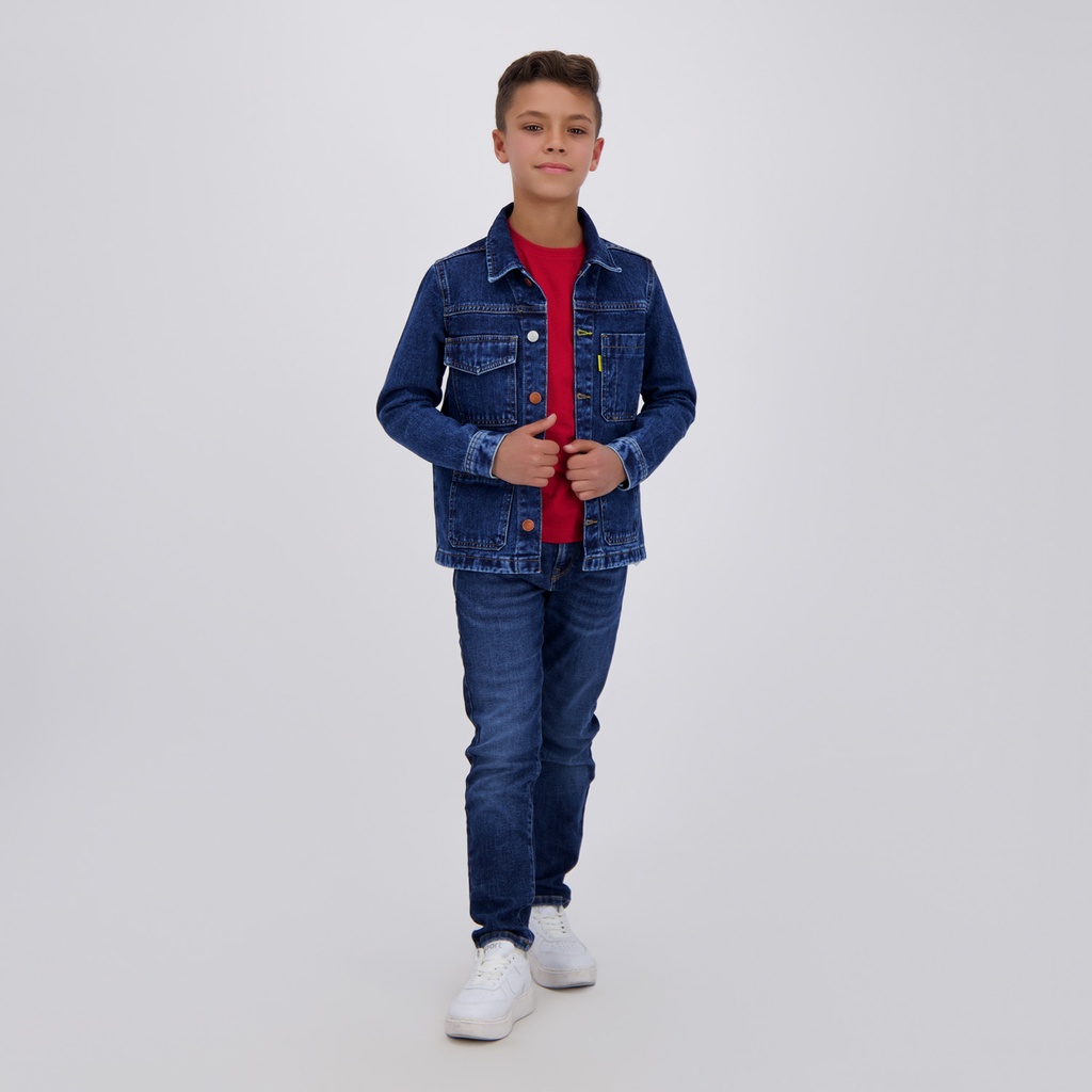 Workwear jacket garçon en jeans