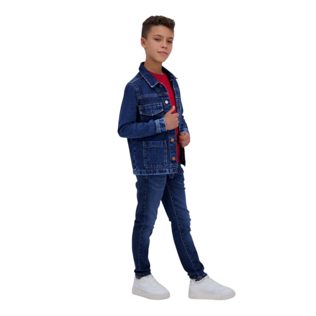 Workwear jacket garçon en jeans