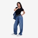 T-shirt côtelé sur taille femme manches courtes