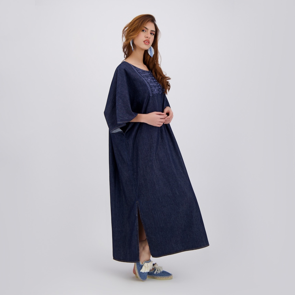 Robe jebba femme en jeans - JALILA