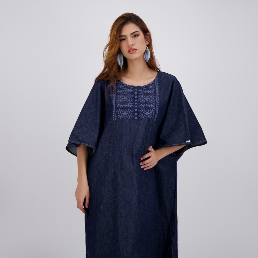 Robe jebba femme en jeans - JALILA