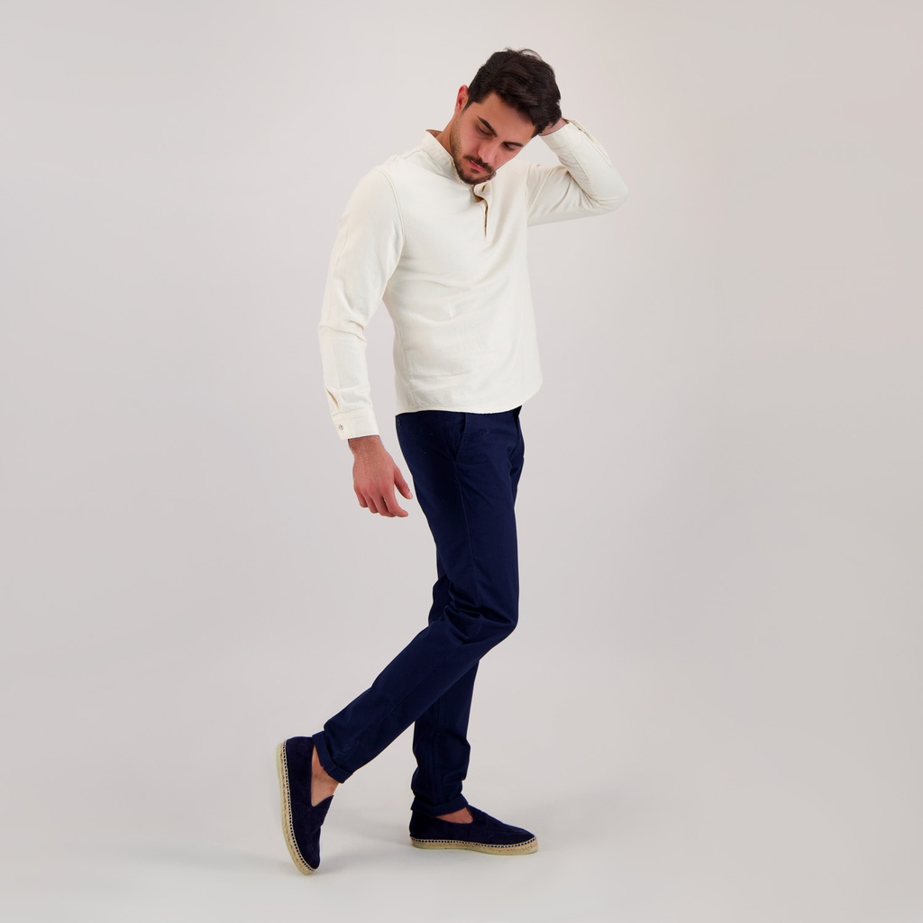 Chemise tunique homme en jeans - TAYSIR