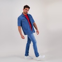 Chemise homme manches courtes en jeans - SHOKRI