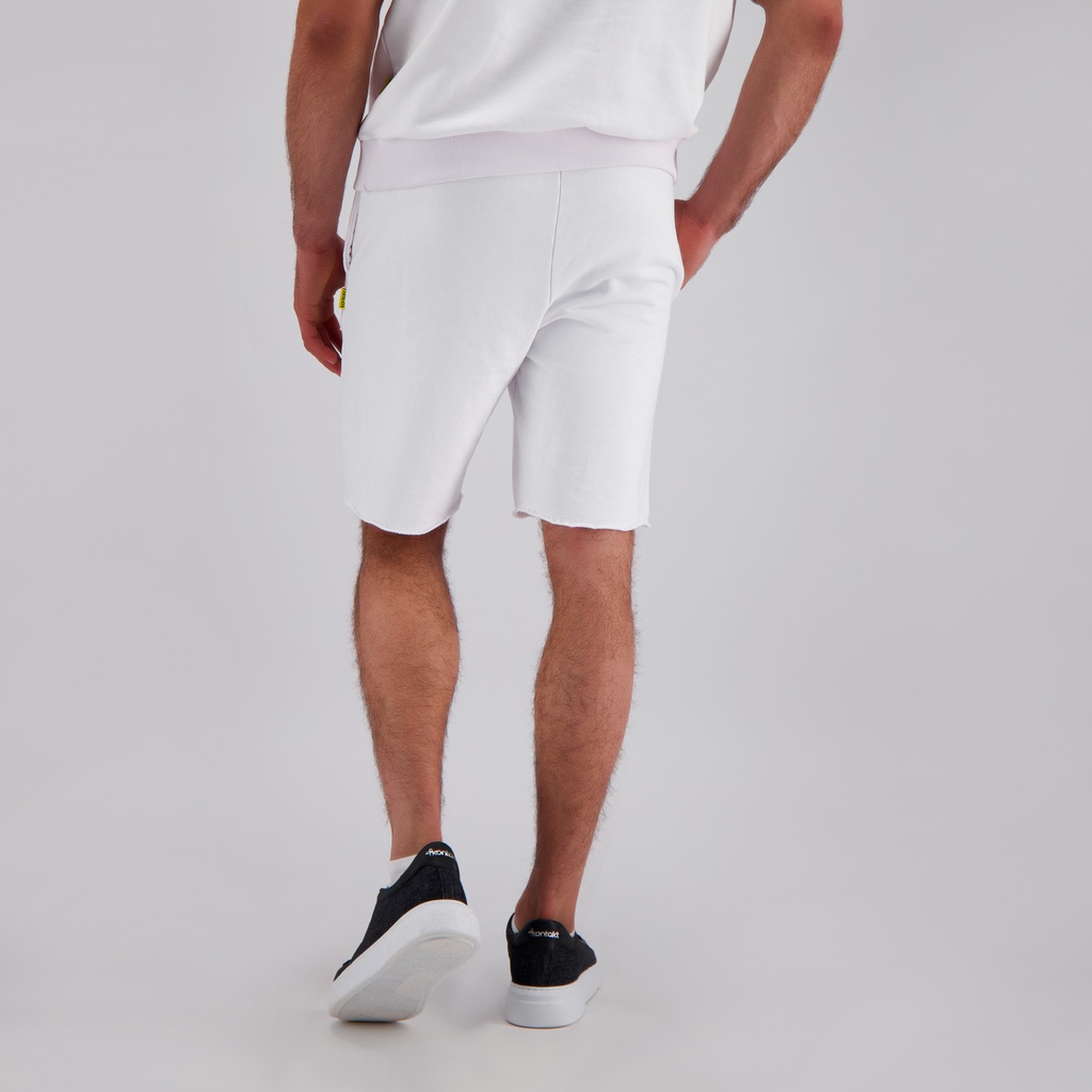 Short homme en molleton avec bord franc