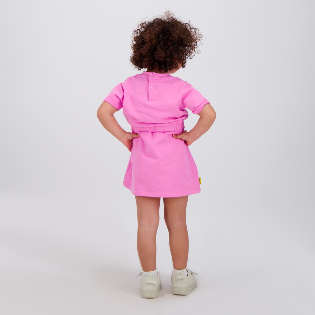 Robe bébé fille avec ceinture a la taille