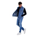 Regular jacket homme sans manche en jeans - KENZI