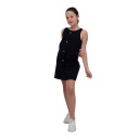 Robe fille sans manches en jeans