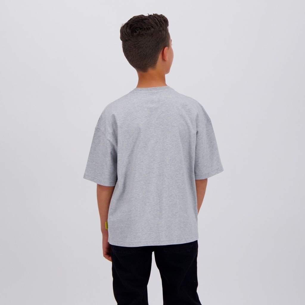 T-shirt oversized garçon manches courtes avec broderie