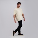 T-shirt oversized homme manches courtes