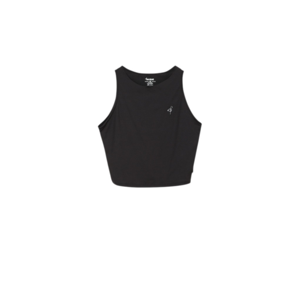 Top femme sans manches avec broderie
