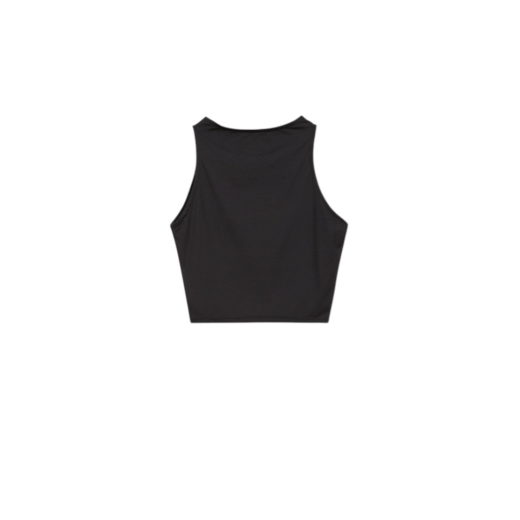 Top femme sans manches avec broderie