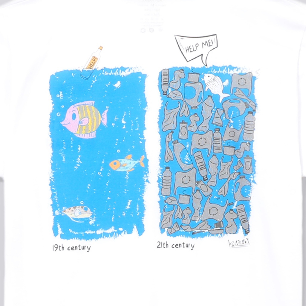 T-shirt unisexe manches courtes CLEAN OCEAN