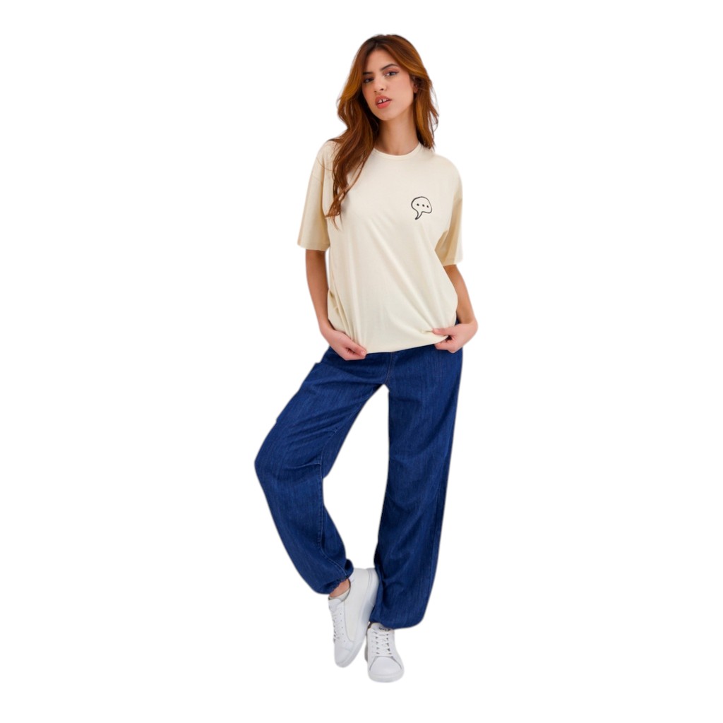 T-shirt oversized femme manches courtes ECH GATELK?