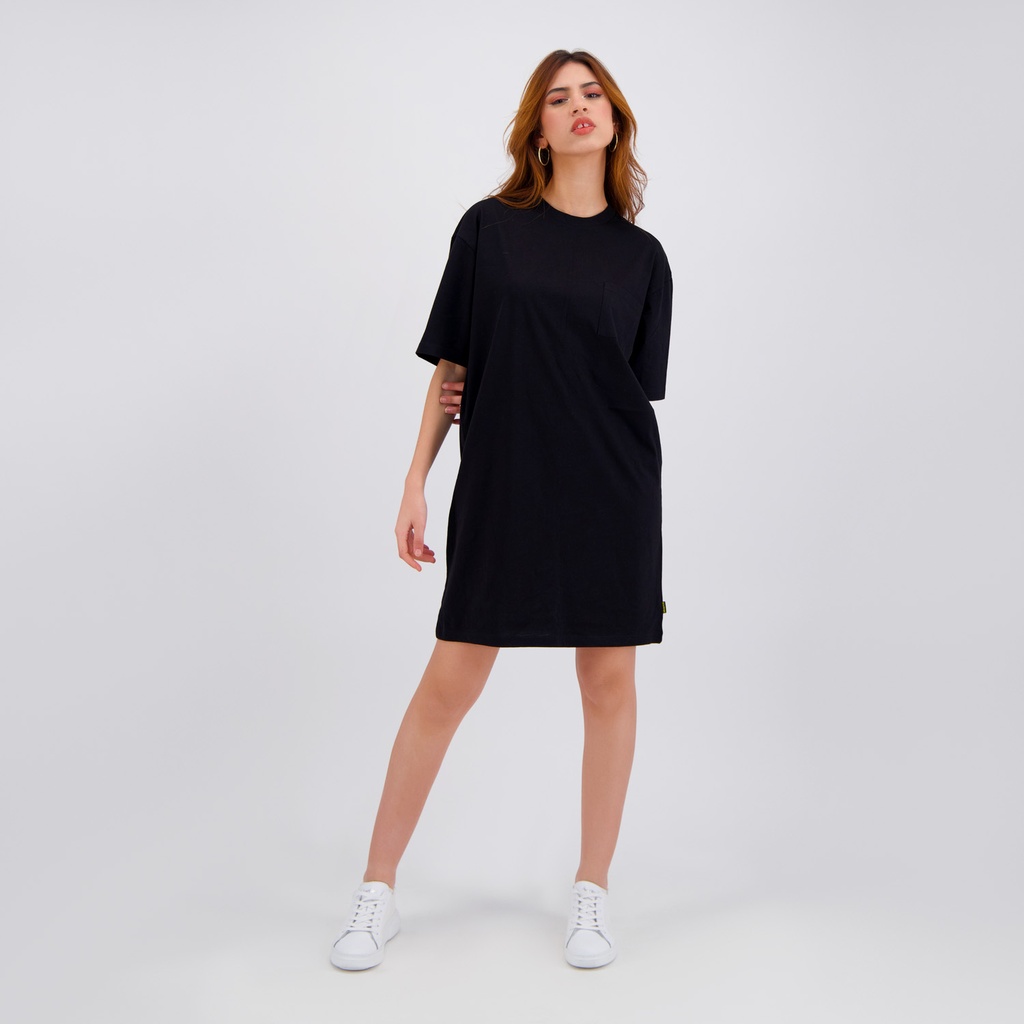 Robe t-shirt femme avec poche poitrine زينة و عزيزة