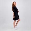 Robe t-shirt femme avec poche poitrine زينة و عزيزة