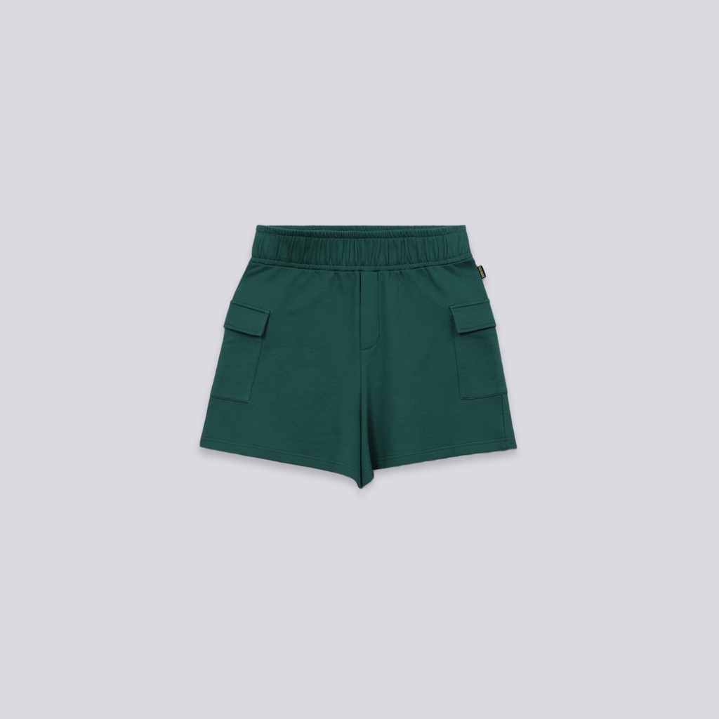 Short cargo femme en molleton