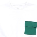 Sweat crop femme sans manches avec poche contrasté et cord stopper