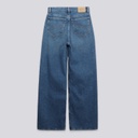 Wide leg jeans femme avec boutons pressions - WIDED