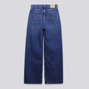 Wide leg jeans femme avec boutons pressions - WIDED