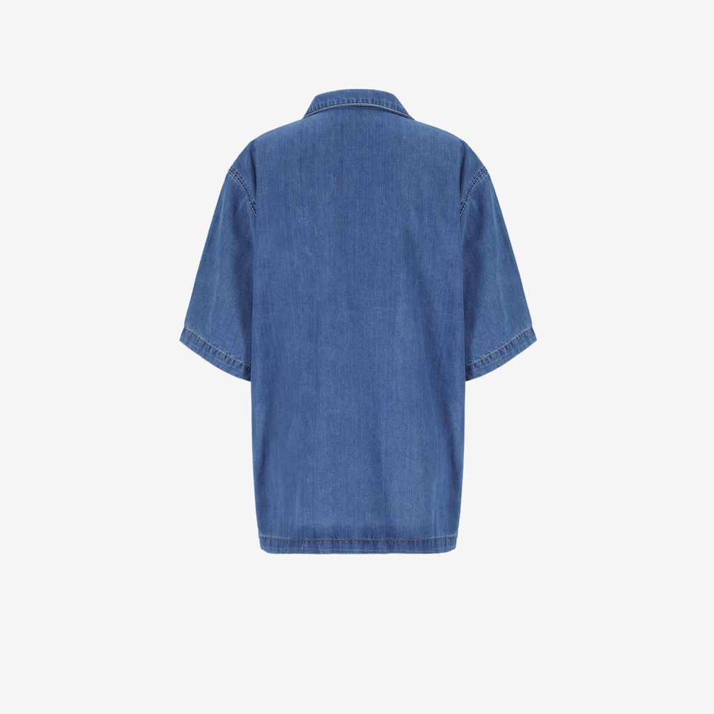 Chemise homme manches courtes en jeans - SHOKRI