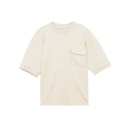 Sweat homme manches courtes avec poche soufflet