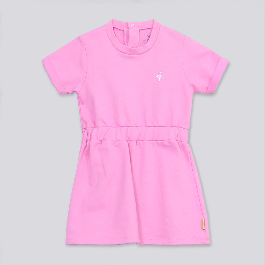 Robe bébé fille avec ceinture à la taille