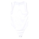 Body femme col carré sans manches avec broderie