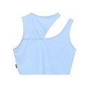 Top femme sans manches avec découpe