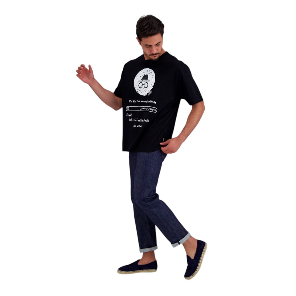 T-shirt oversized unisexe adulte manches courtes EDUCATION SYSTEM