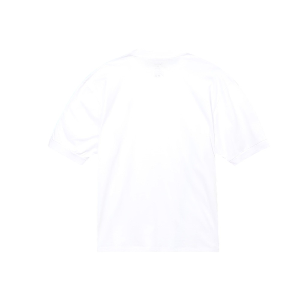 T-shirt oversized homme manches courtes avec piping et broderie