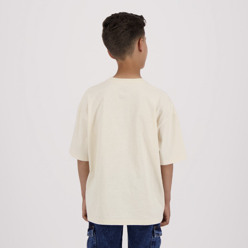 T-shirt oversized garçon manches courtes سي الفنان