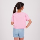 T-shirt sur taille fille avec broderie