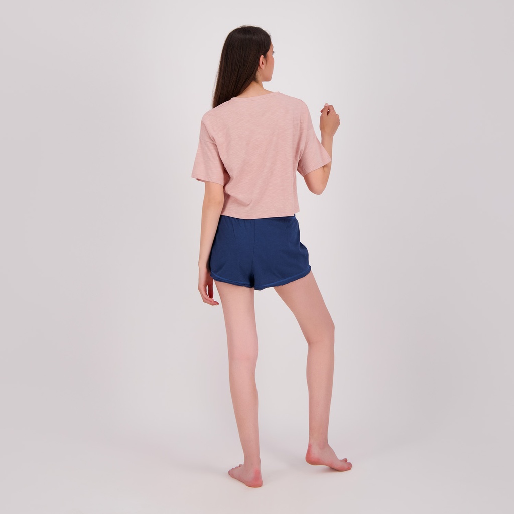 Ensemble femme manches courtes t-shirt et short ميعاو