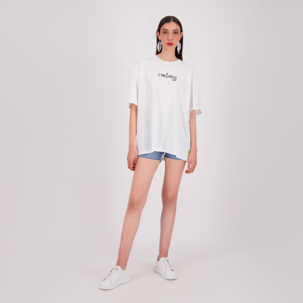 T-shirt oversized unisexe manches courtes CARTHAGE