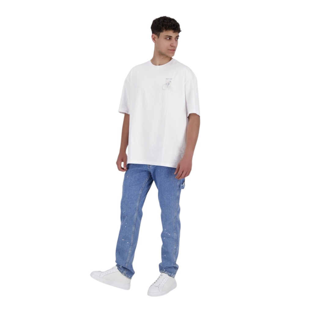T-shirt oversized homme manches courtes POST CARD