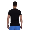 T-shirt slim homme manches courtes col v avec  broderie