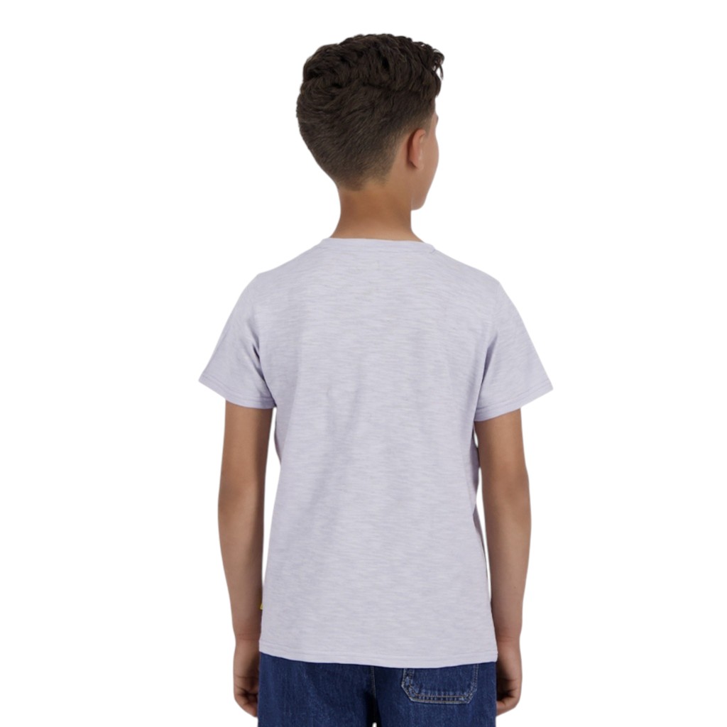 T-shirt flammé garçon manches courtes avec broderie
